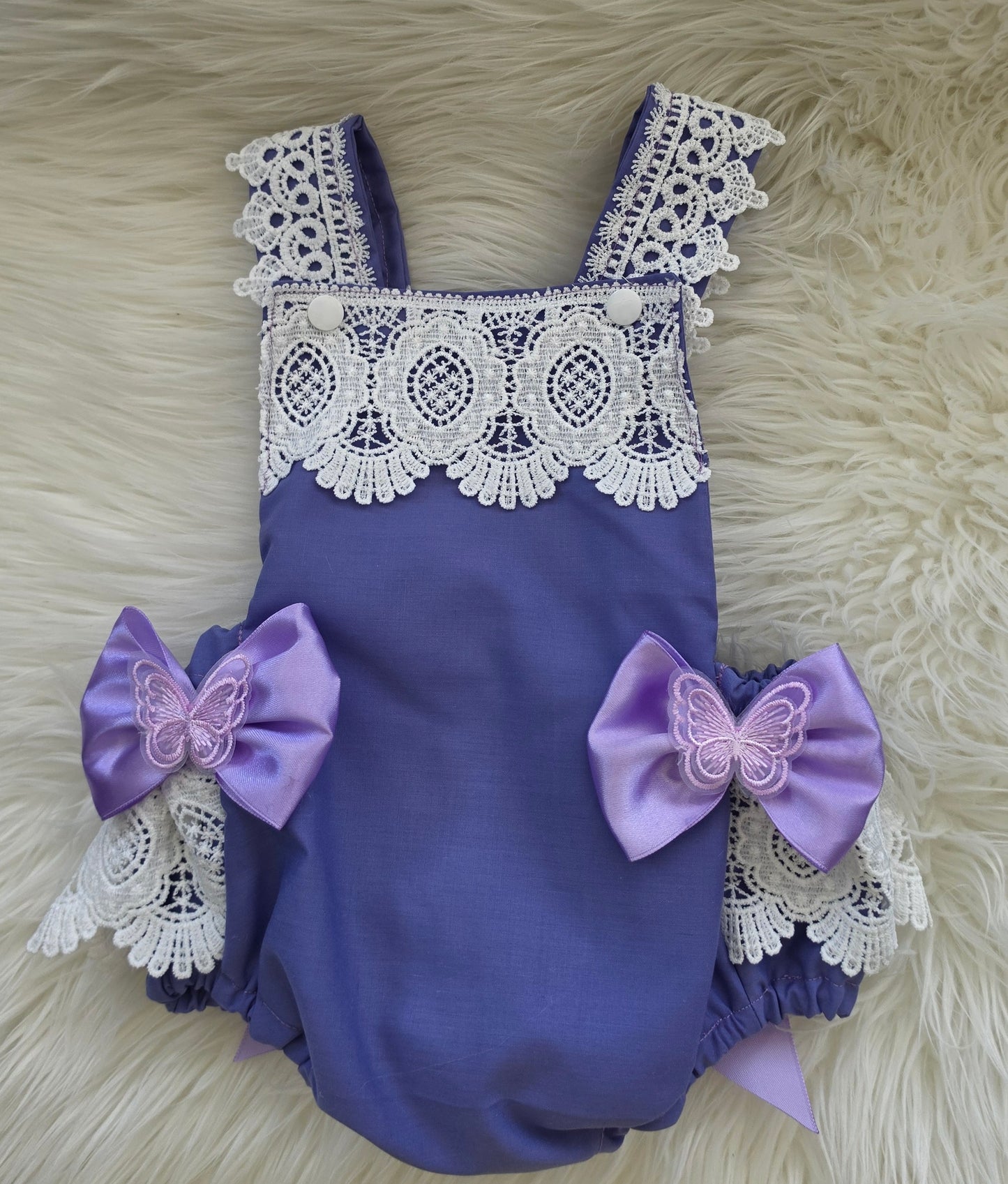 Bella Butterfly Lavender Romper