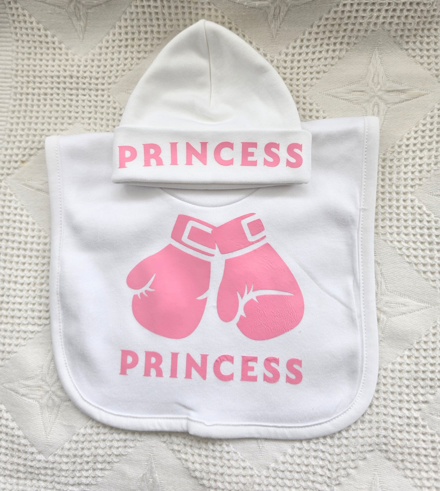 Bib and Hat set Boxing gloves