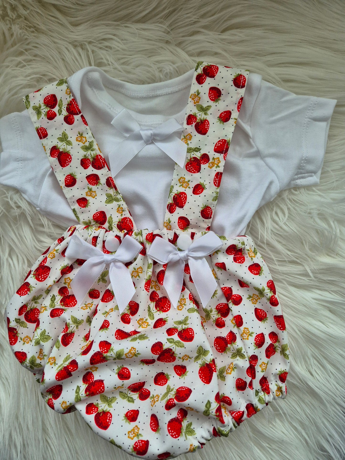 Jam pants set Strawberries HEADBAND NOT INCLUDED