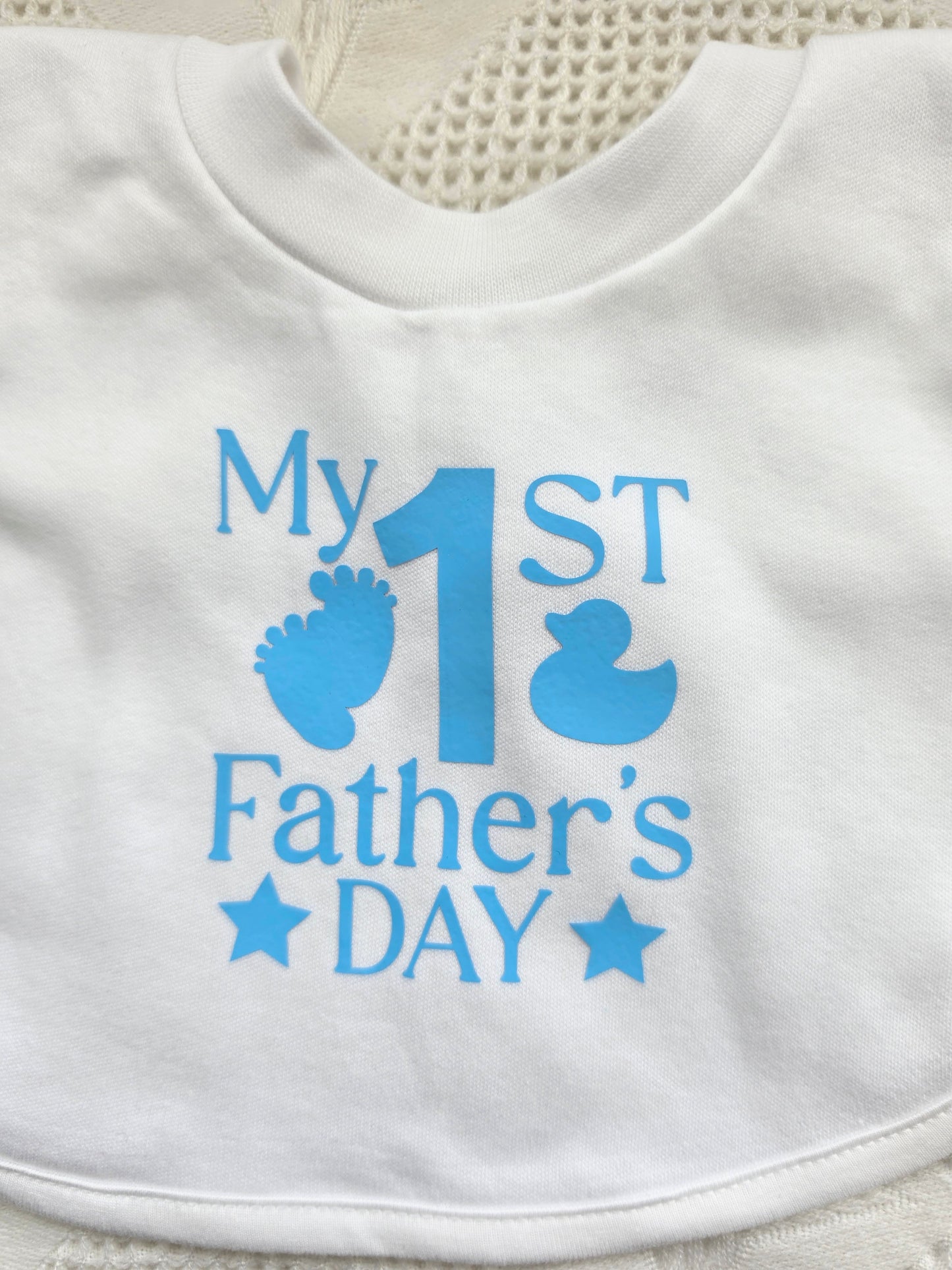 My 1st Fathers day Bib