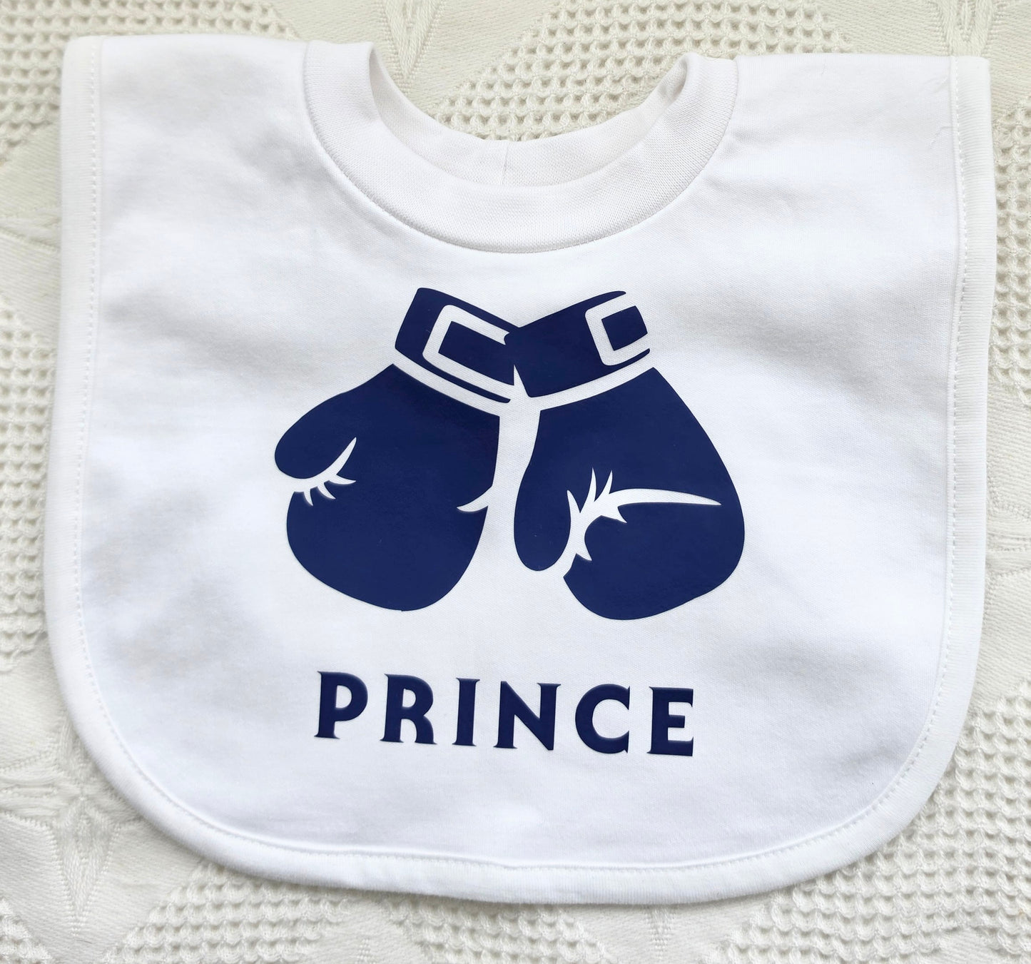 Bib and hat set Boxing gloves