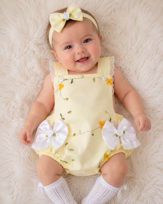 Bella floral Rose Romper