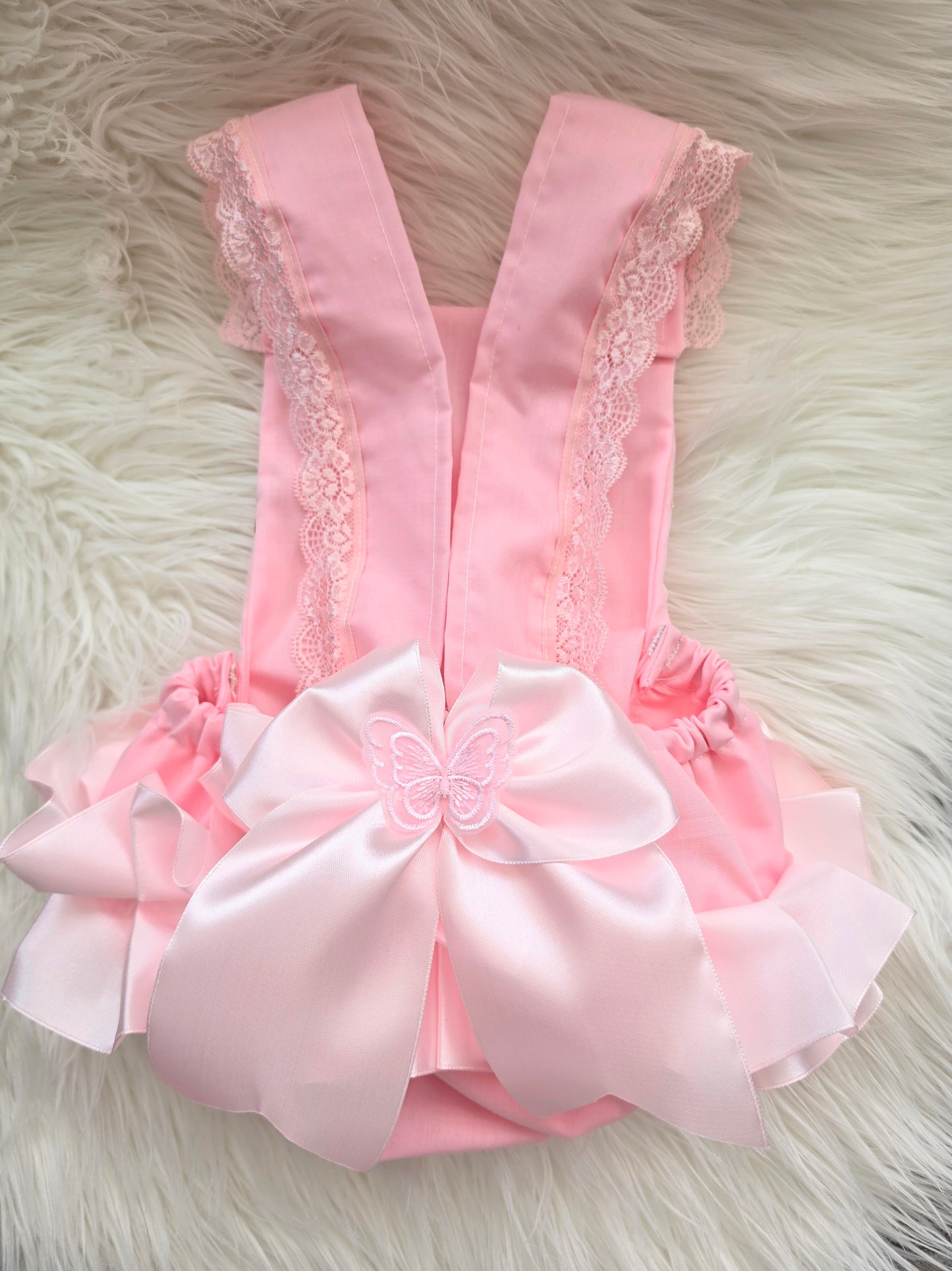 Bella Butterfly Pink romper