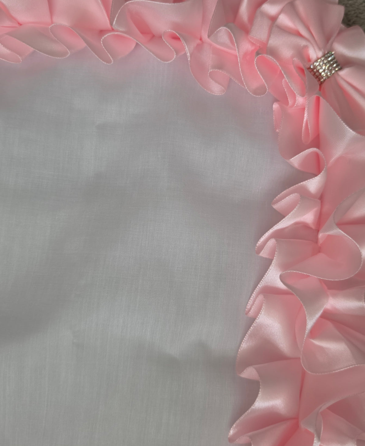 Dolls pram cover and pillow set