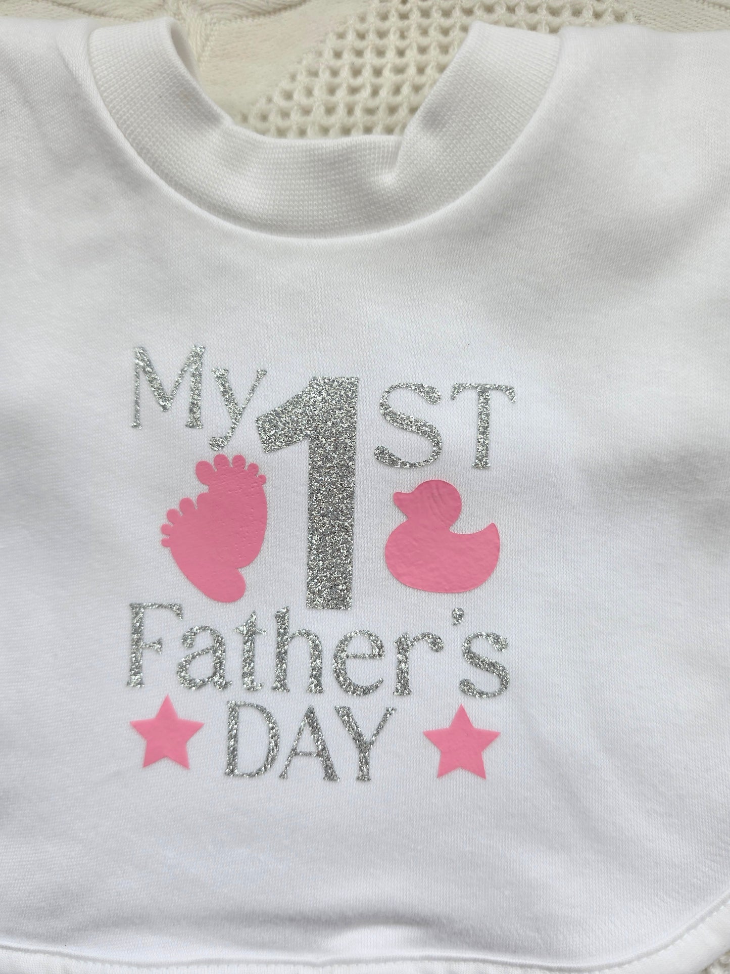 My 1st Fathers day Bib