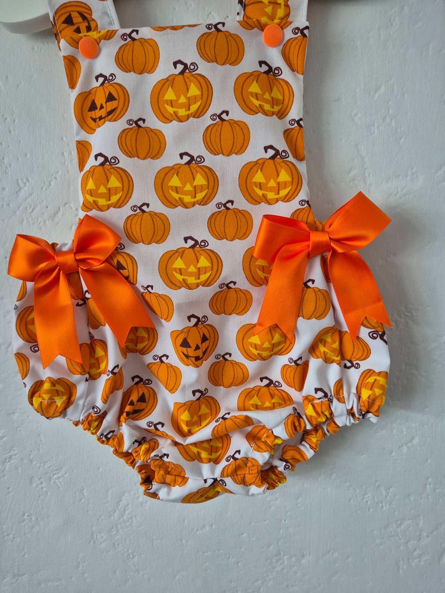 Romper suit Halloween Pumpkin Bows