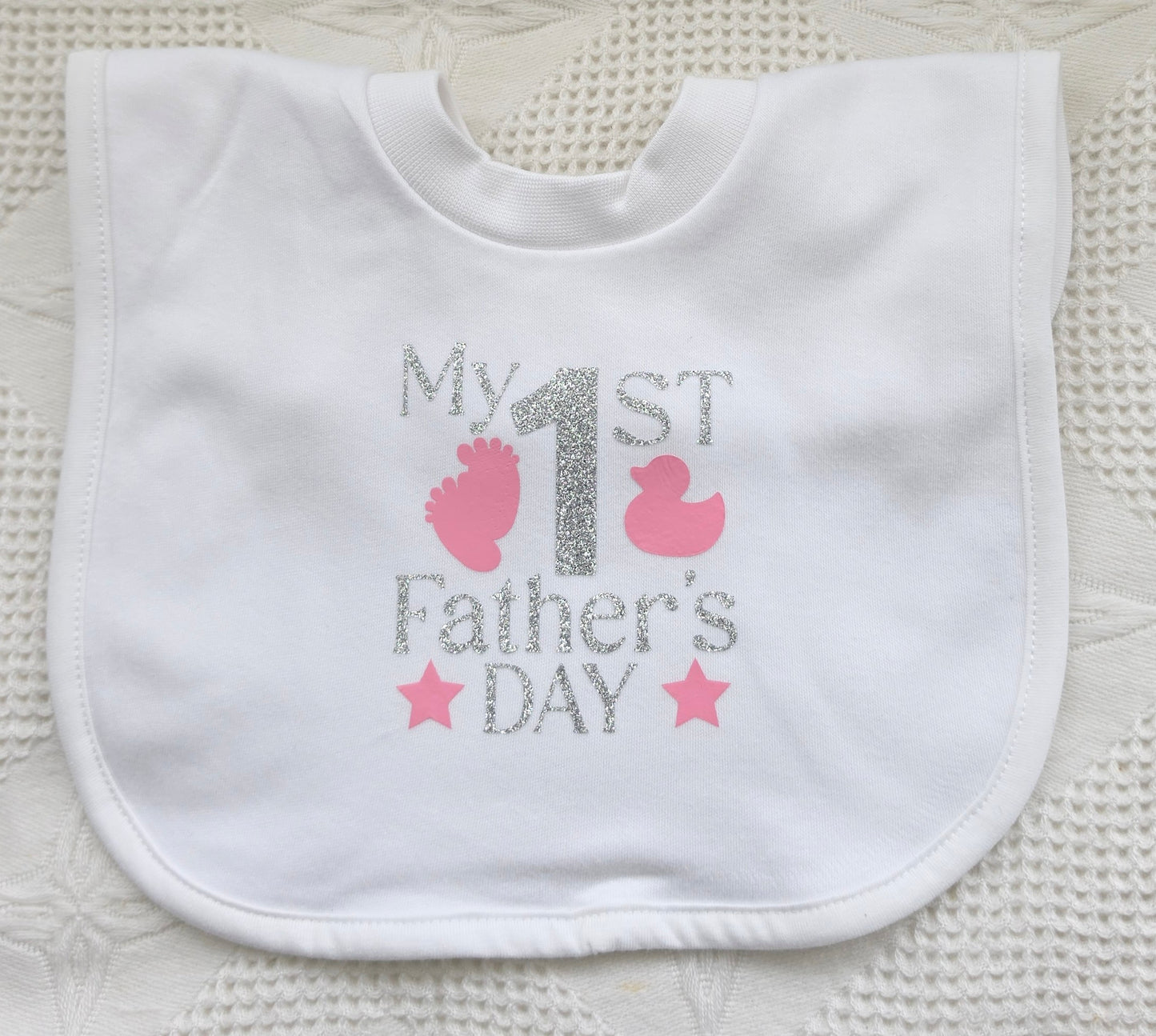 My 1st Fathers day Bib