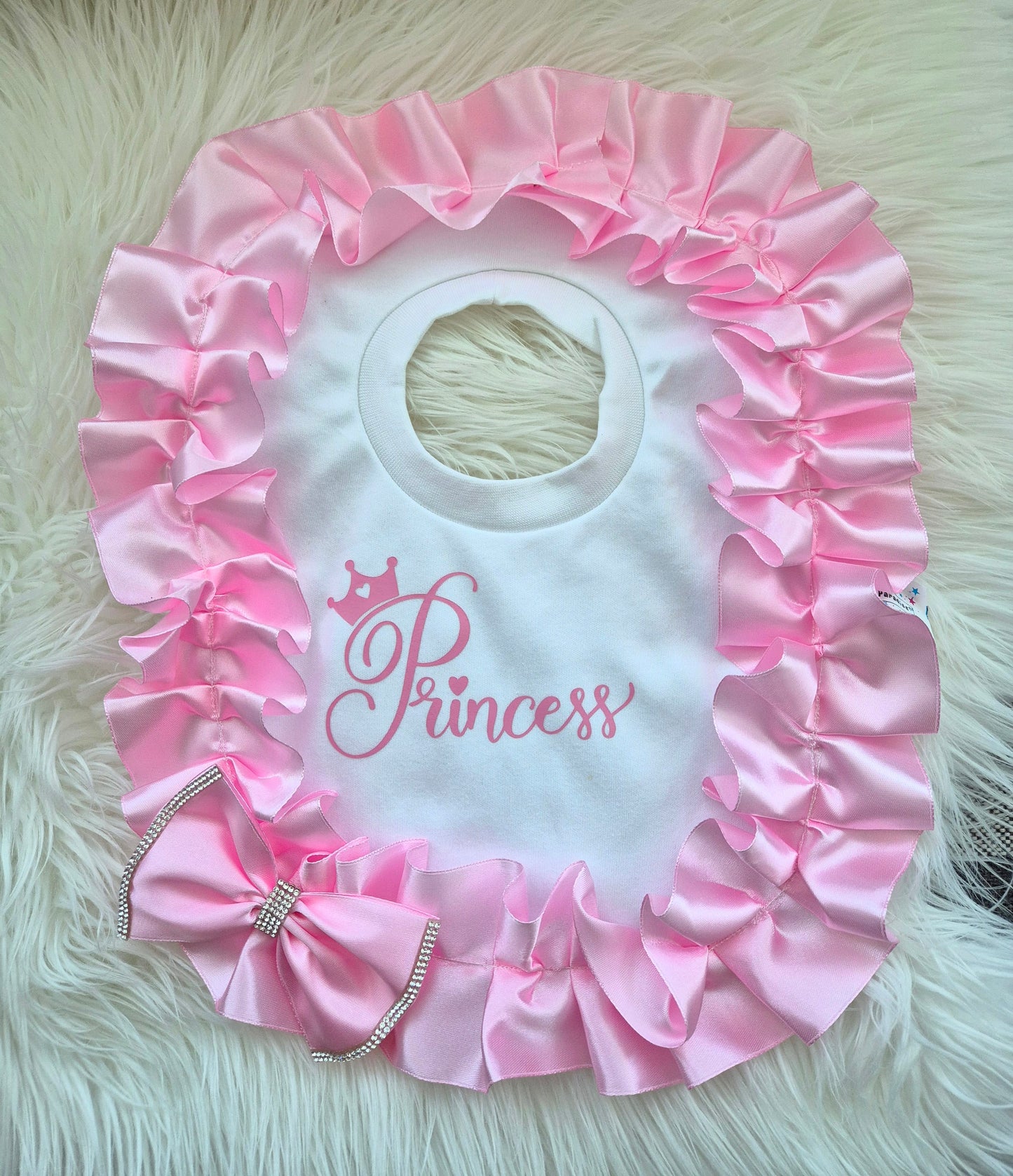 Romany Princess frilly bib