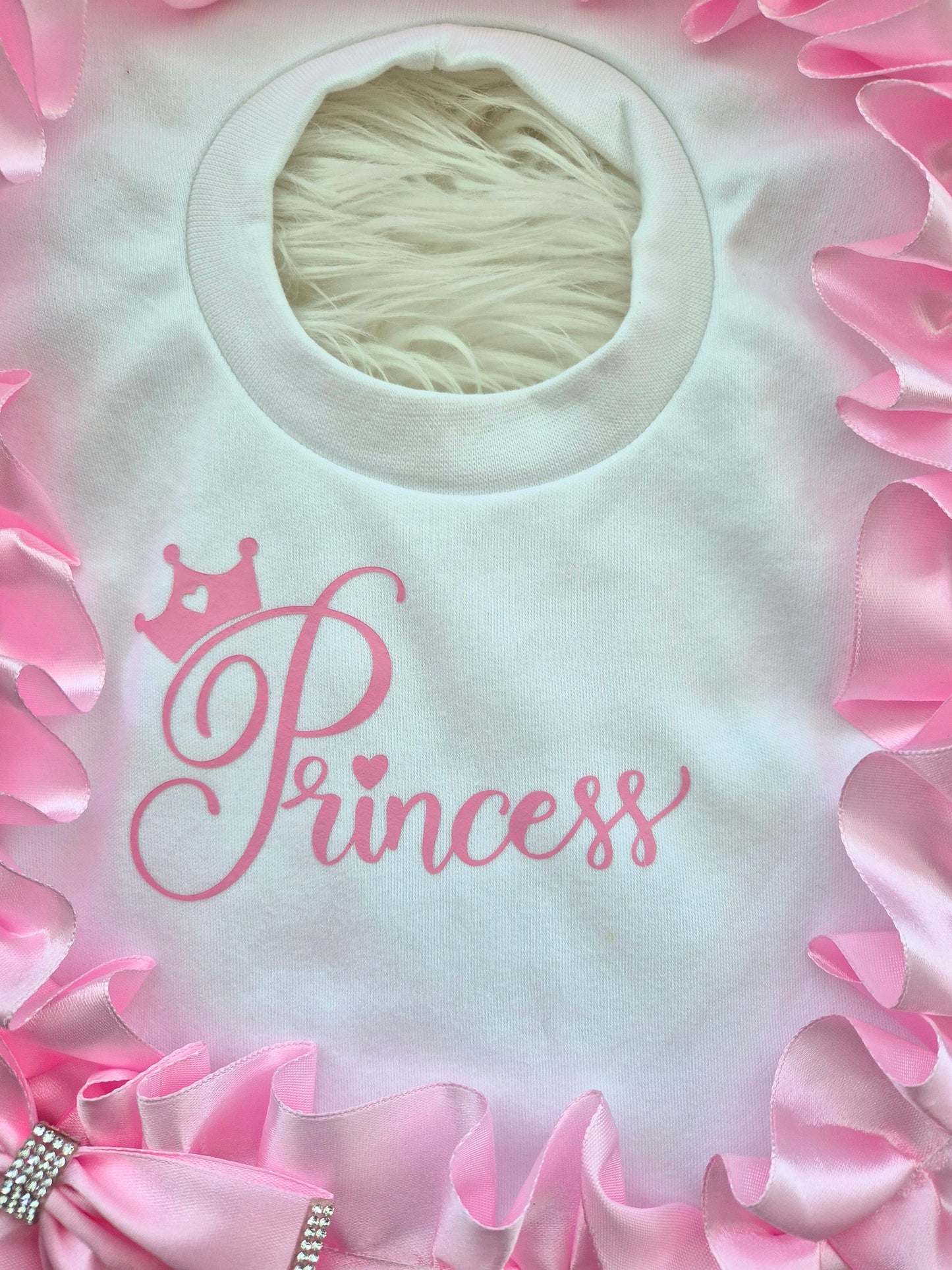 Romany Princess frilly bib
