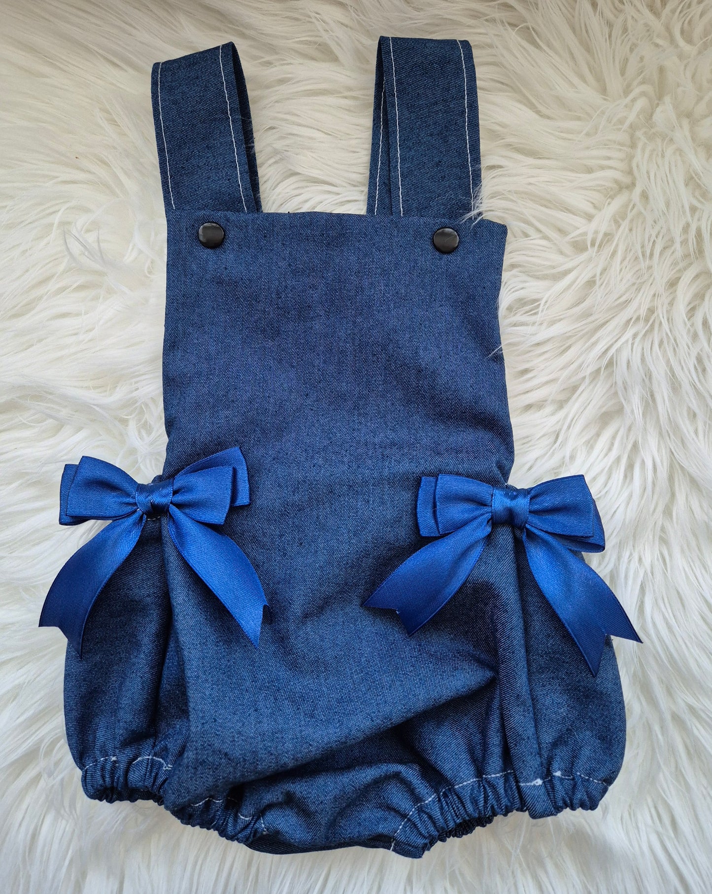 Denim Blue Romper