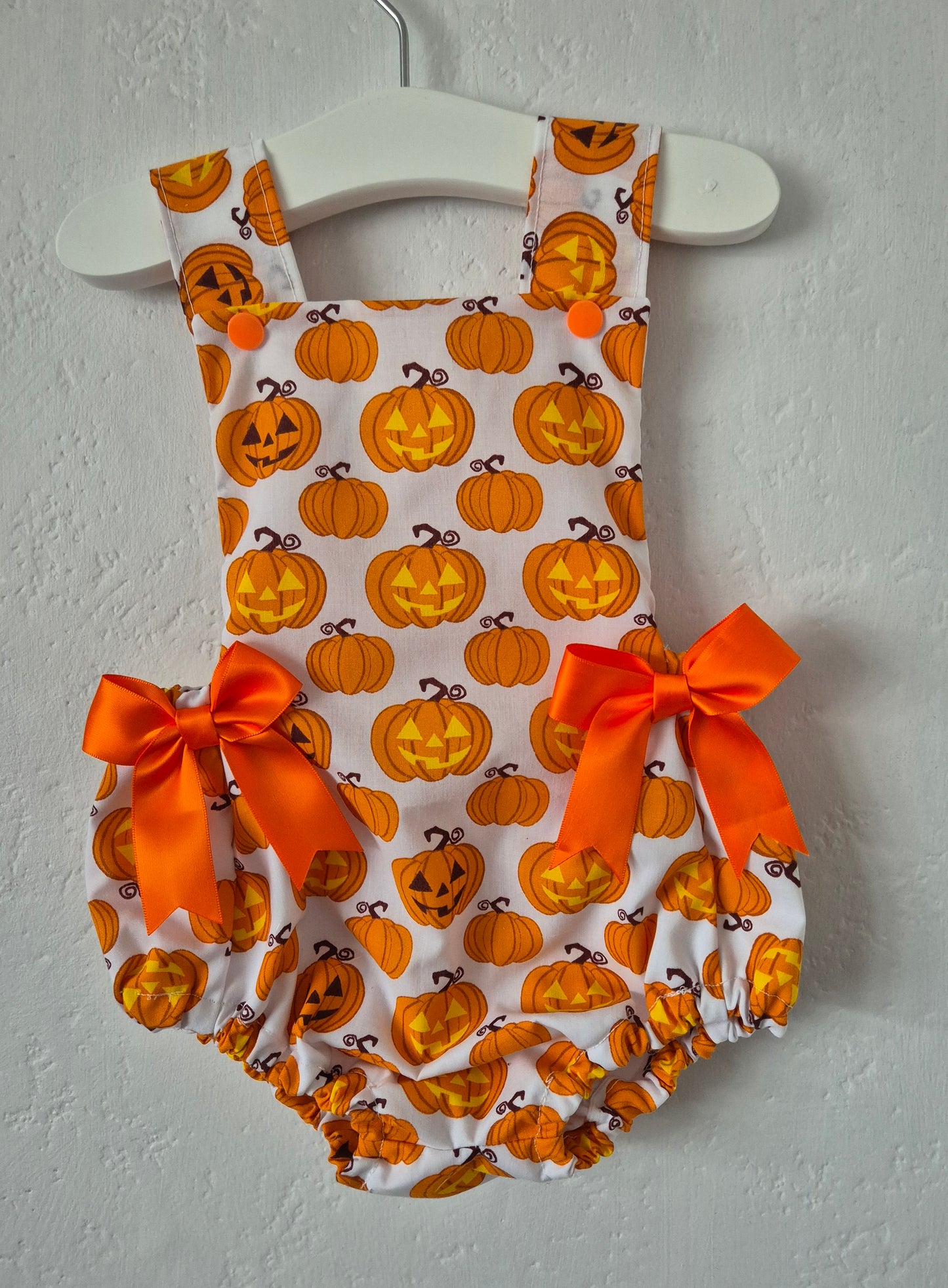 Romper suit Halloween Pumpkin Bows