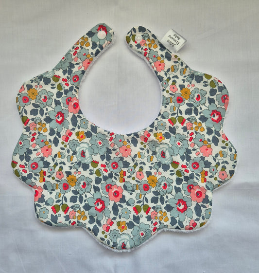 Liberty Tania Lawn fabric bib 0-24 months