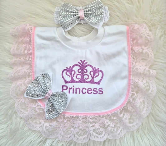 Princess Bib and Headband set