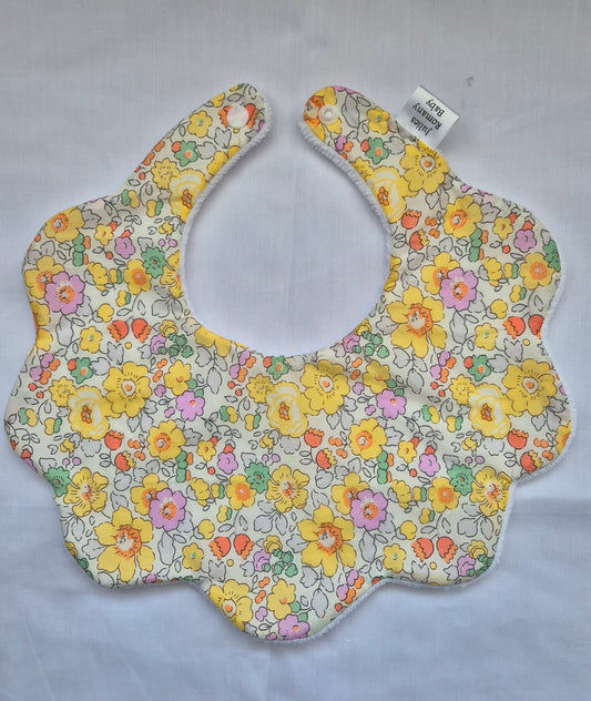 Liberty Tania Lawn fabric bib 0-24 months