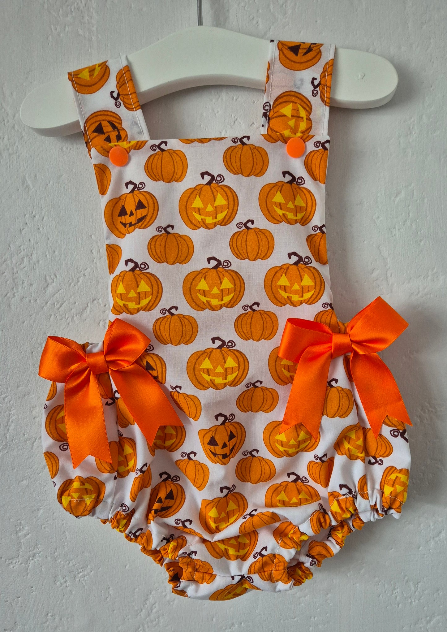 Romper suit Halloween Pumpkin Bows