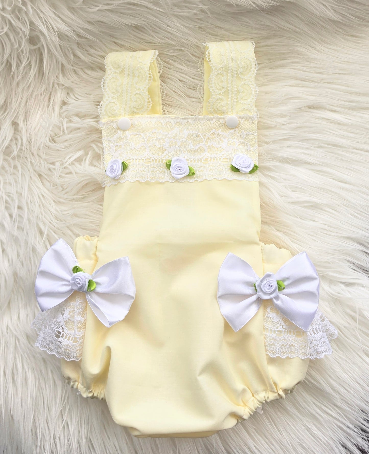 Bella Rose Lemon Romper