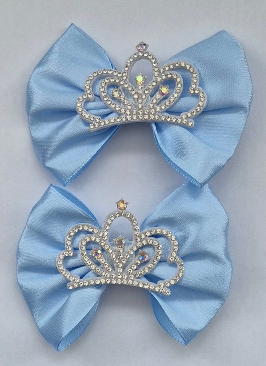 Pair of Blue hair bows