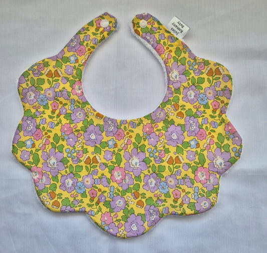 Liberty Tania Lawn fabric bib 0-24 months