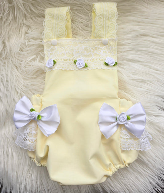 Bella Rose Lemon Romper