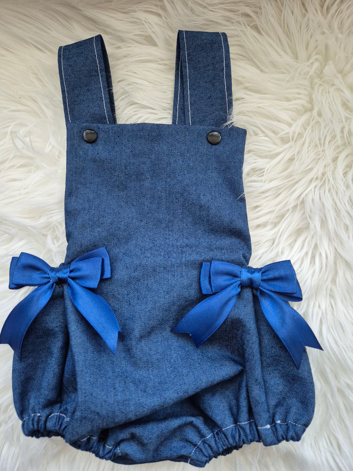 Denim Blue Romper