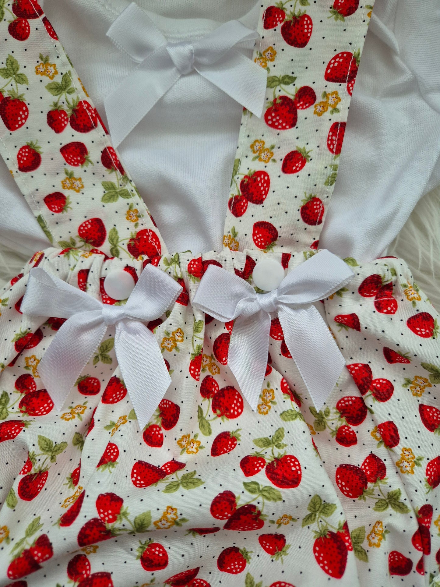 Jam pants set Strawberries HEADBAND NOT INCLUDED