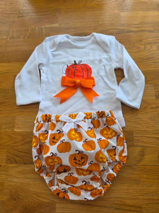 Halloween/Pumpkin jam pants set