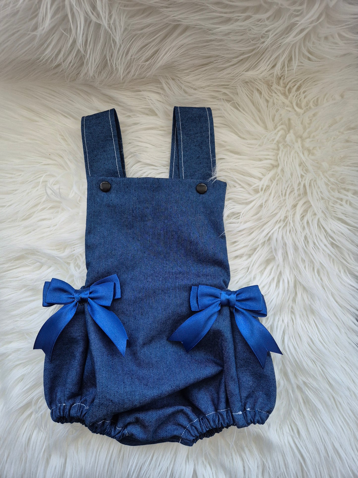 Denim Blue Romper