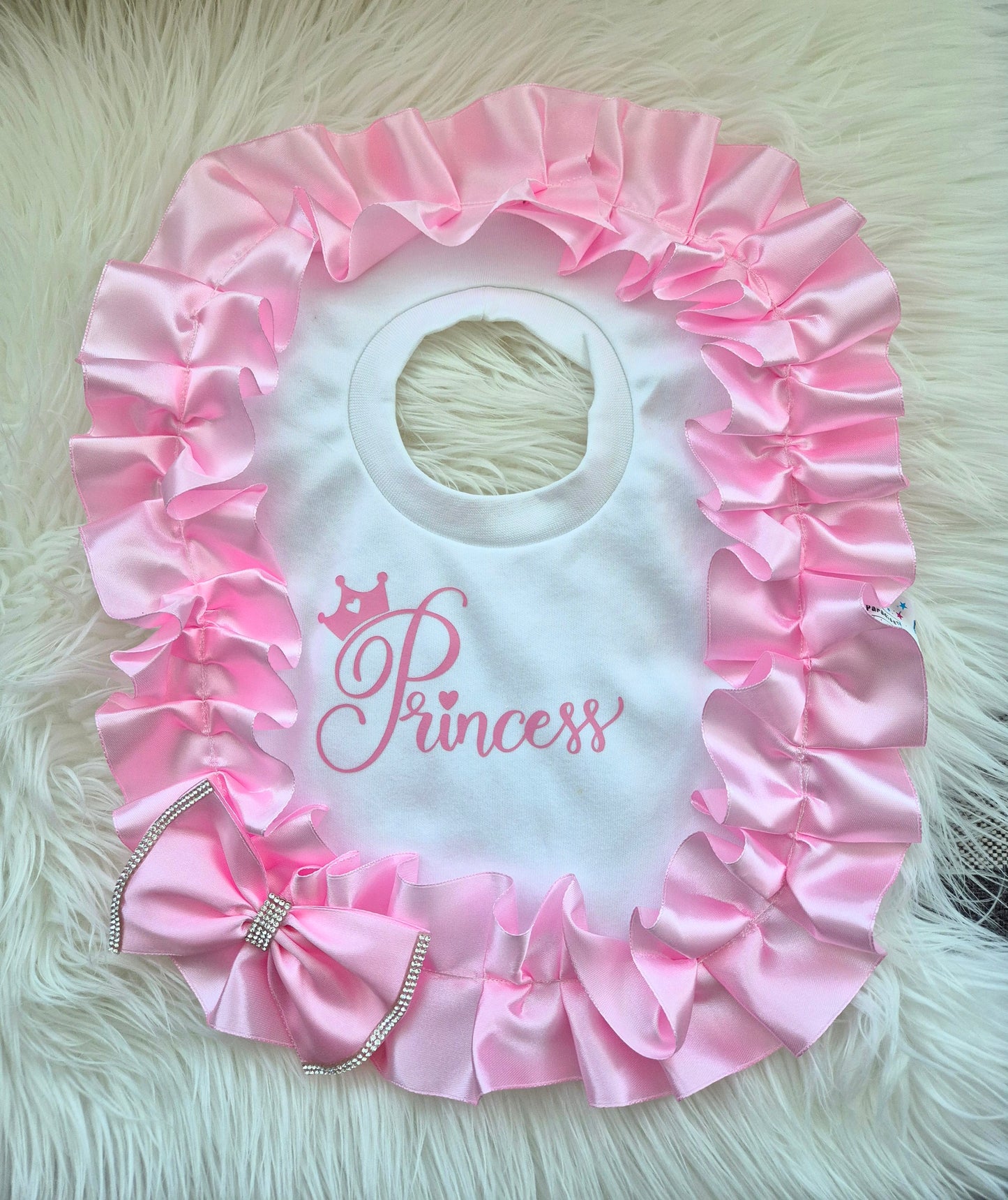 Romany Princess frilly bib