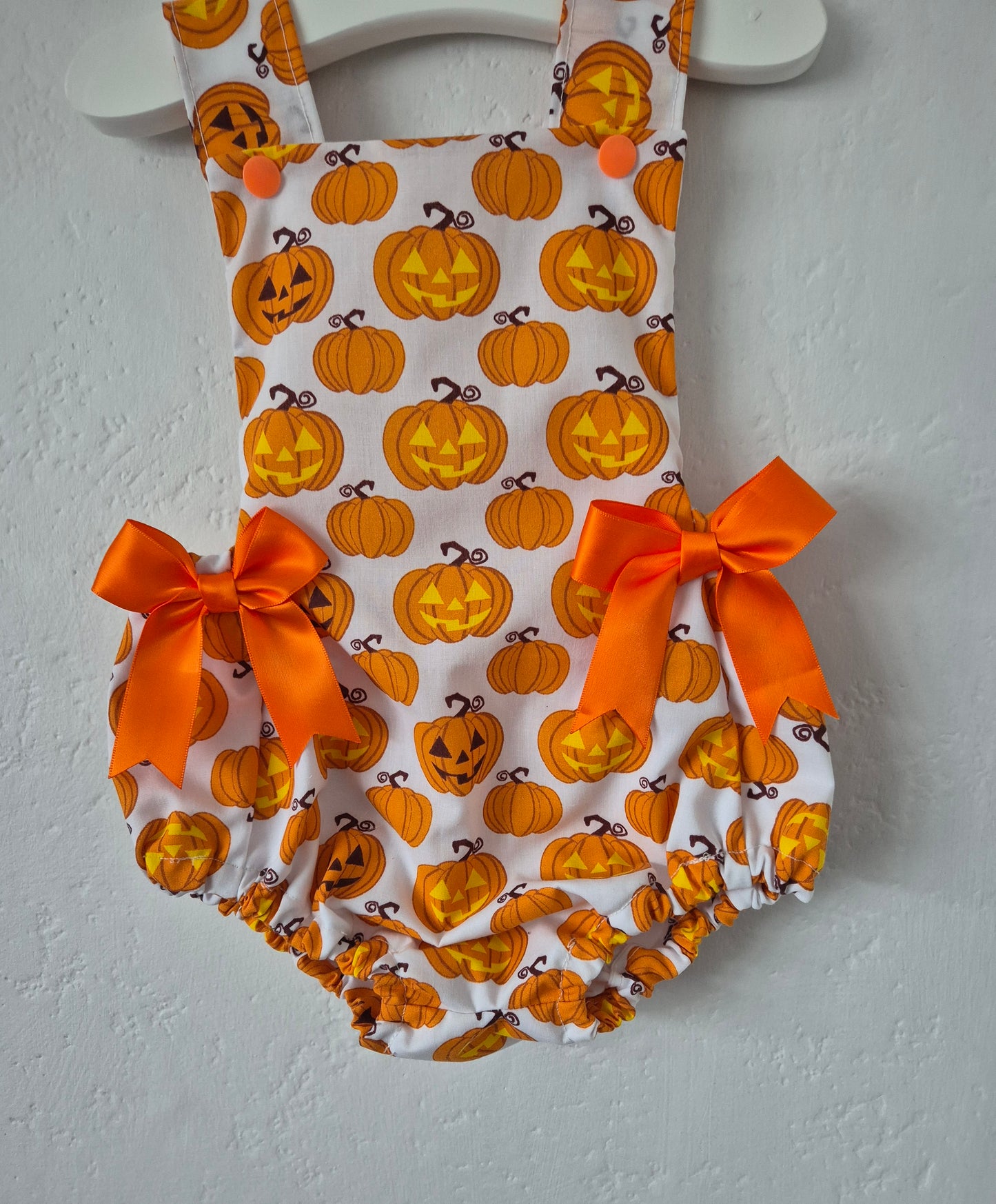 Romper suit Halloween Pumpkin Bows