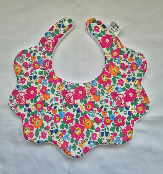 Liberty Tania Lawn fabric bib 0-24 months