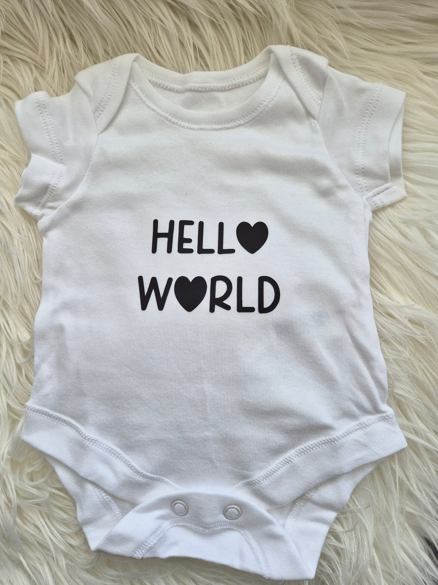 Hello World vest and hat set