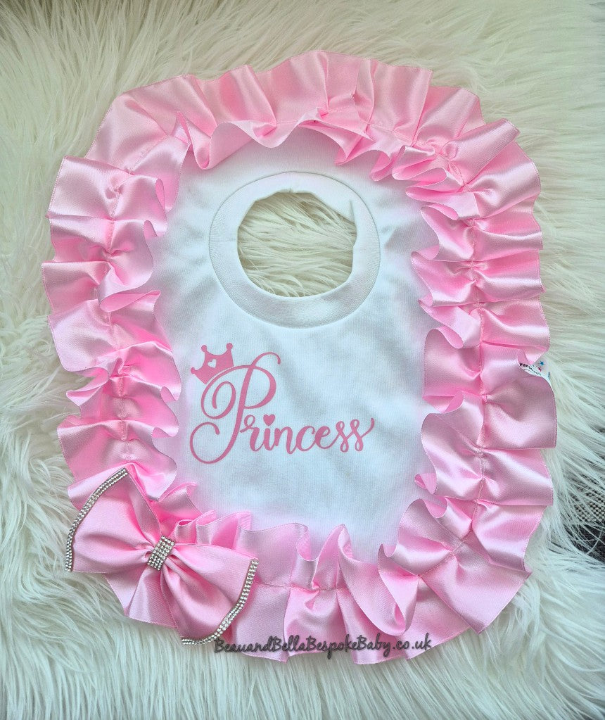 Romany Princess frilly bib