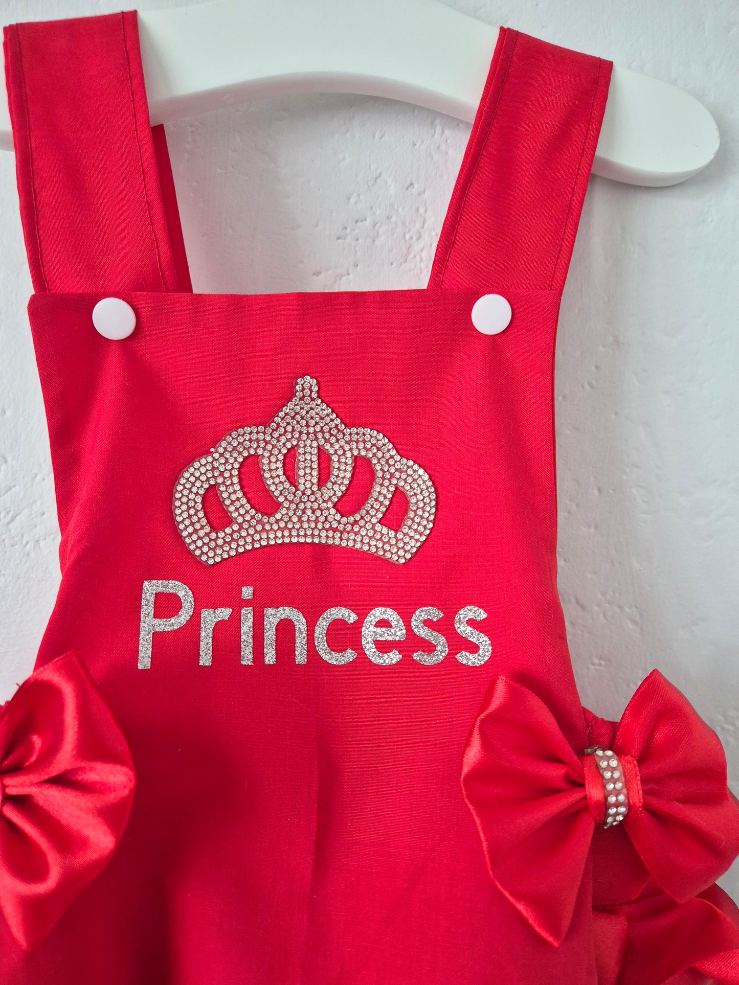 Red Frilly Romper suit