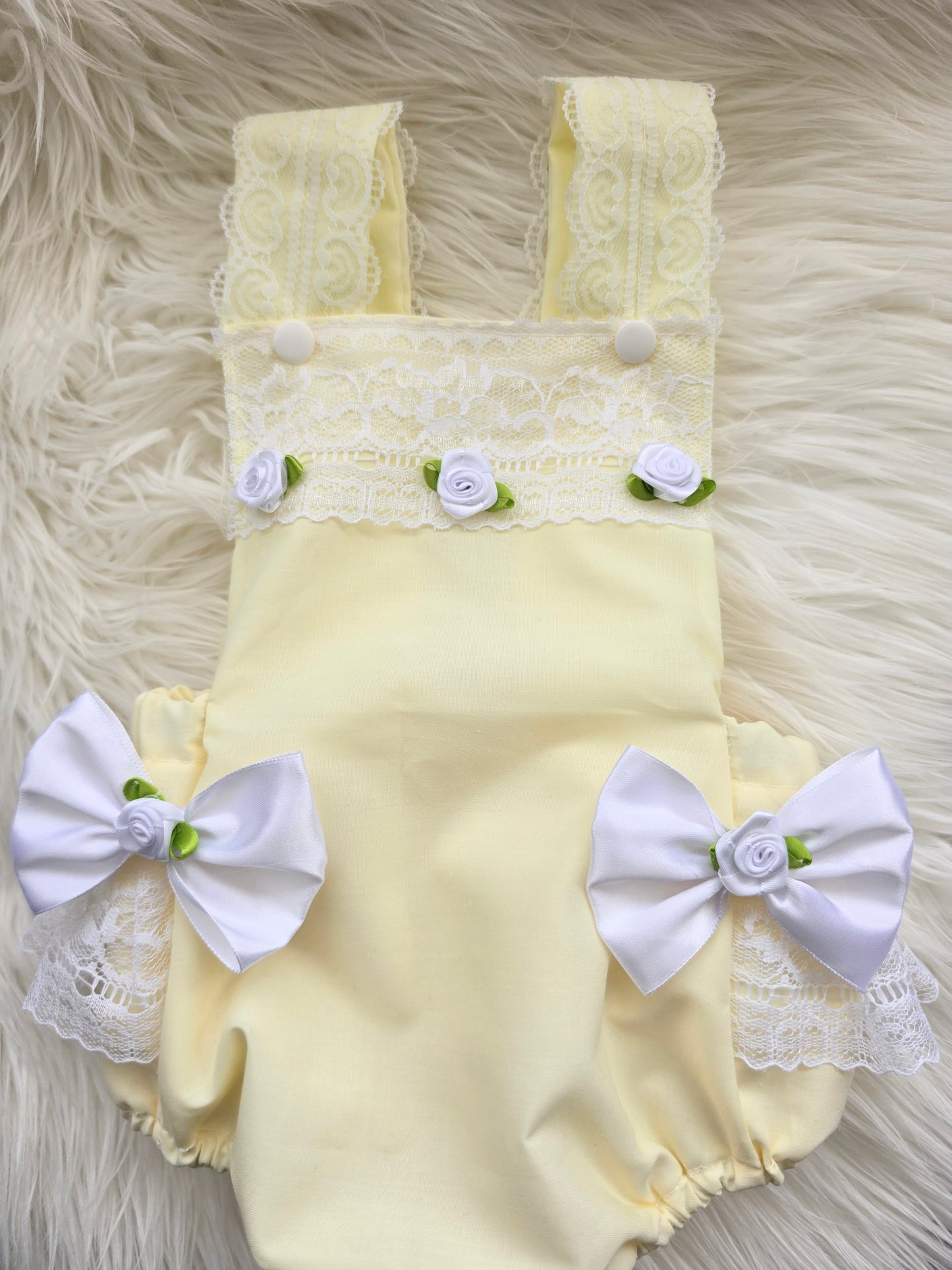 Bella Rose Lemon Romper