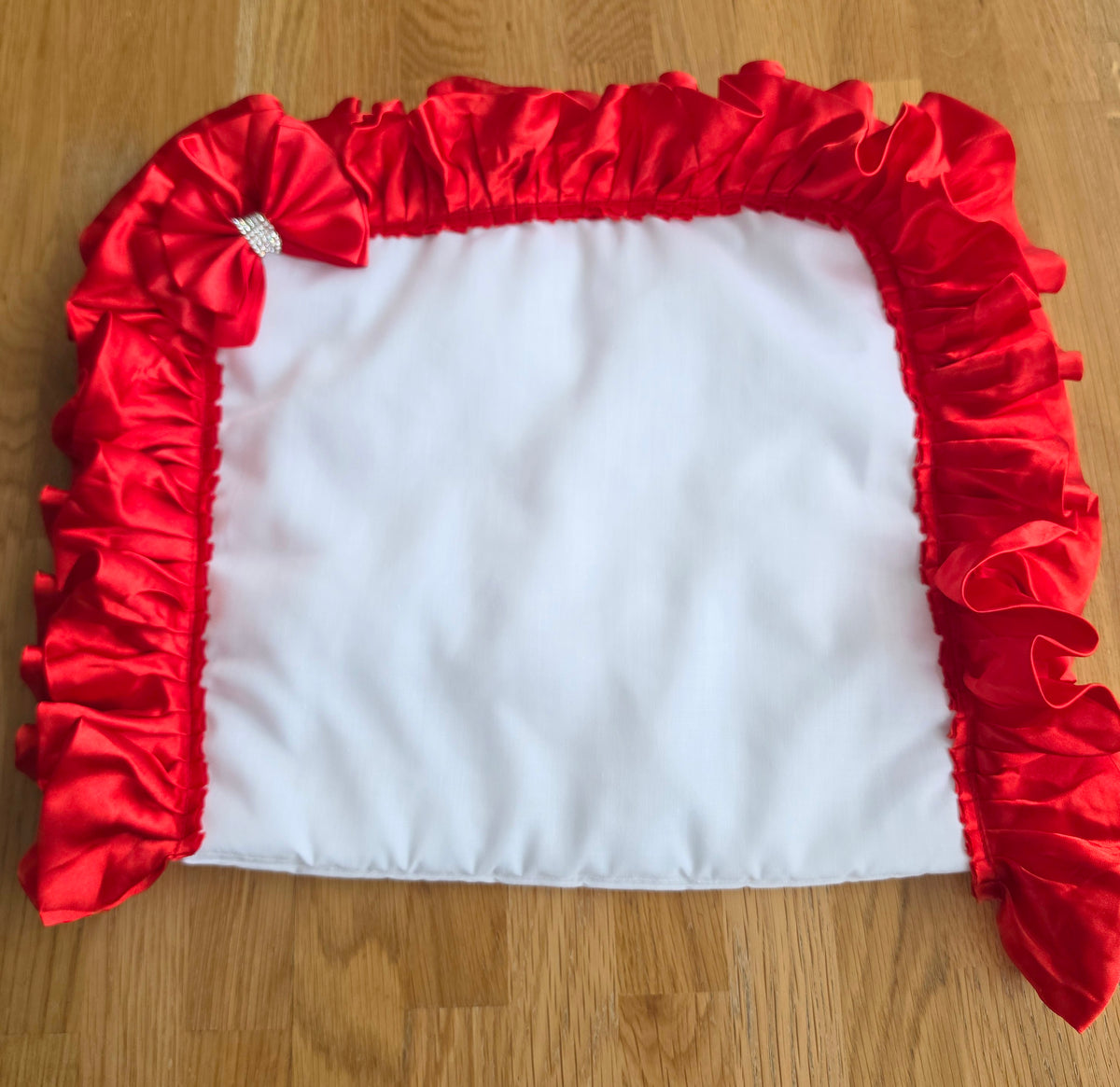 Dolls pram cover and pillow set