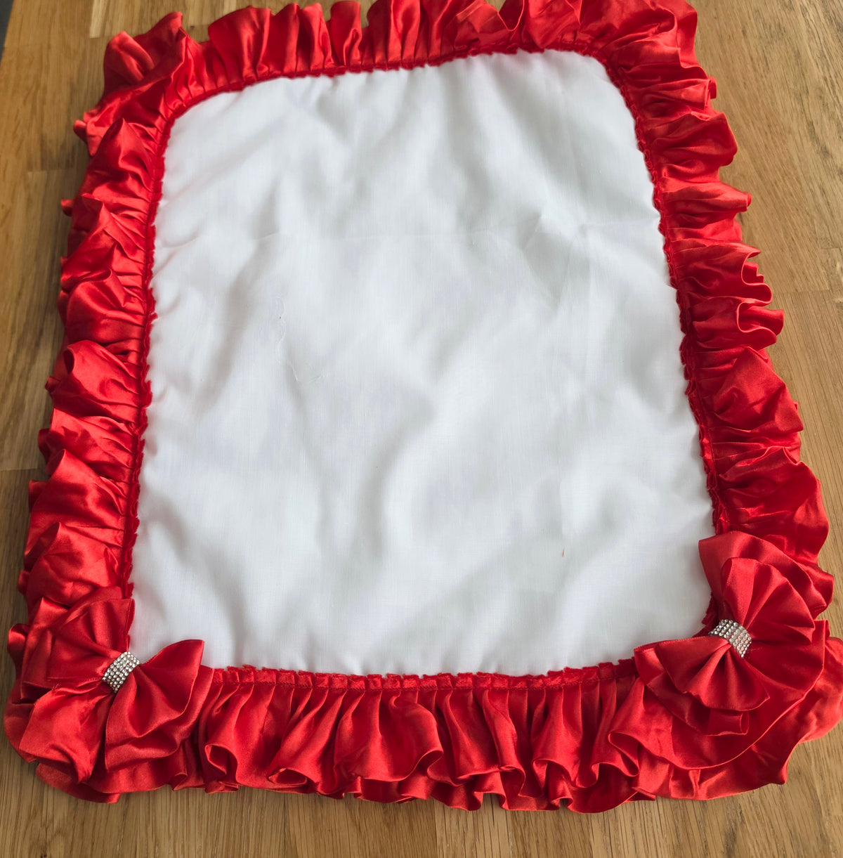 Dolls pram cover and pillow set
