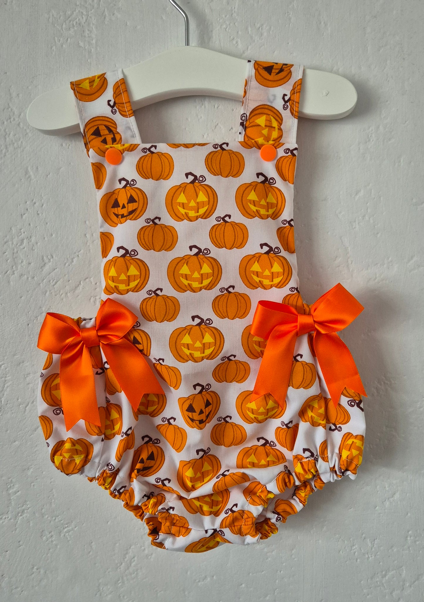 Romper suit Halloween Pumpkin Bows