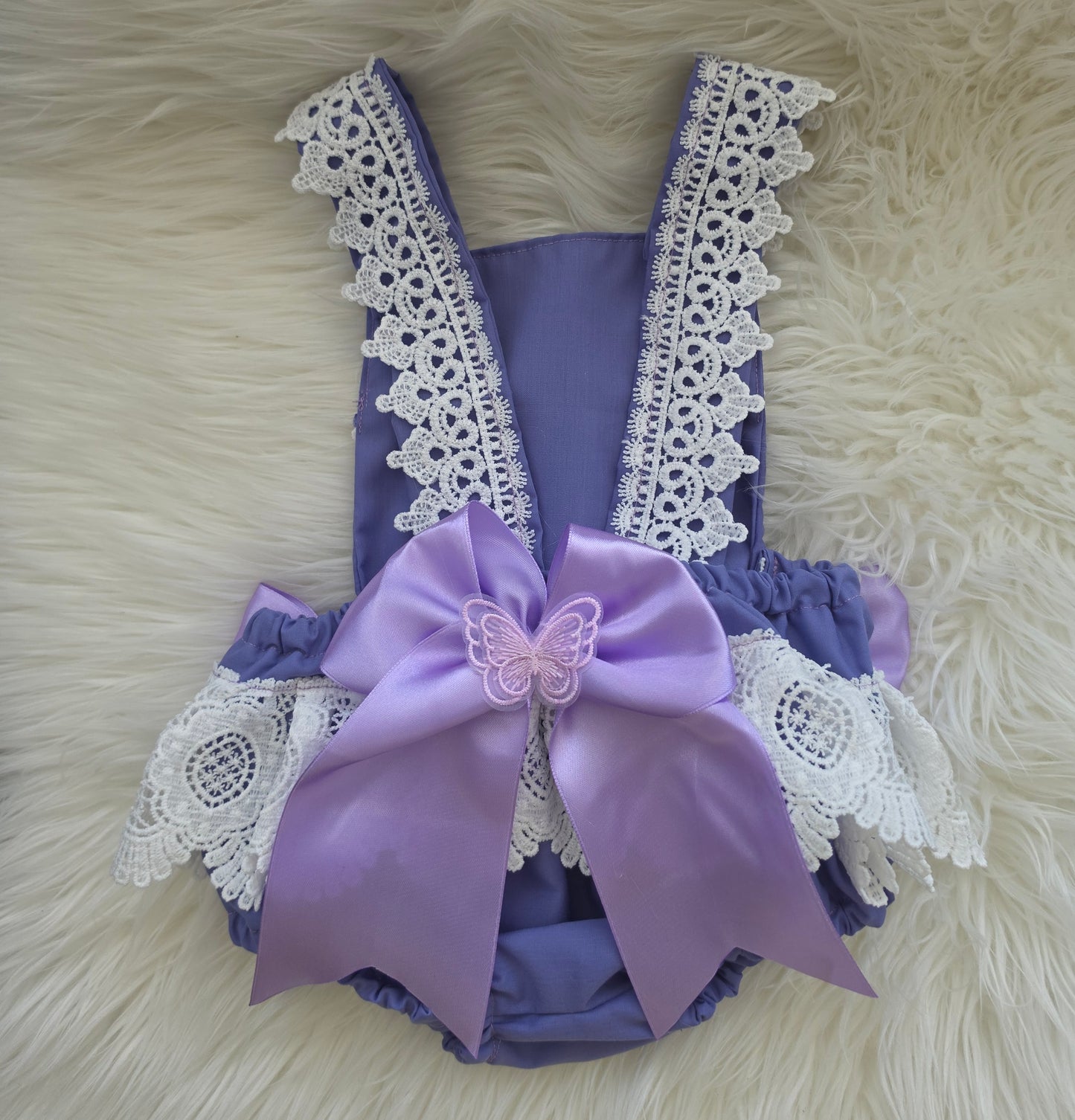 Bella Butterfly Lavender Romper