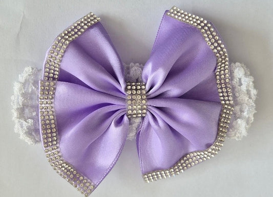 Headband Lilac bow