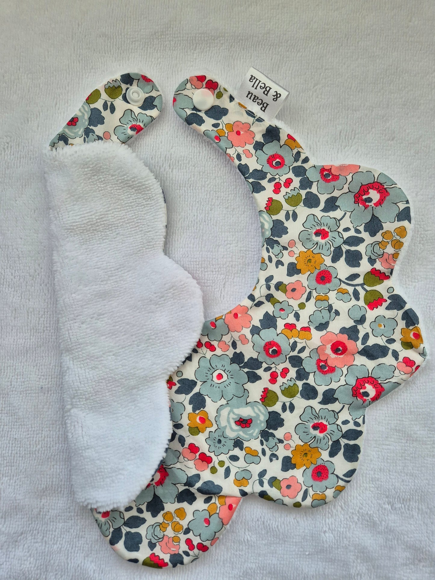 Liberty Betsy Green floral Bib