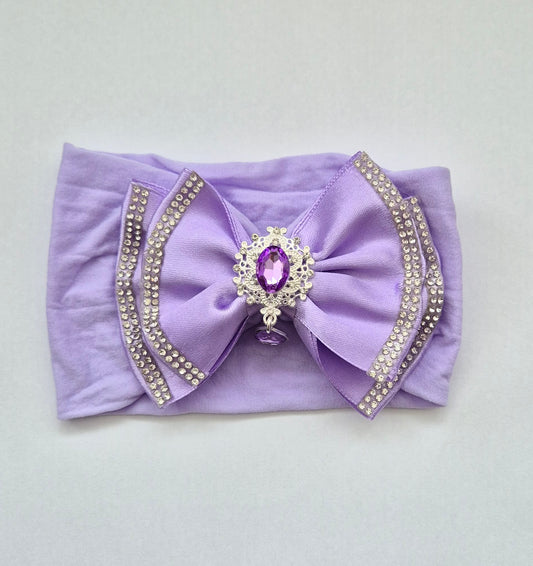 Lilac bling headband