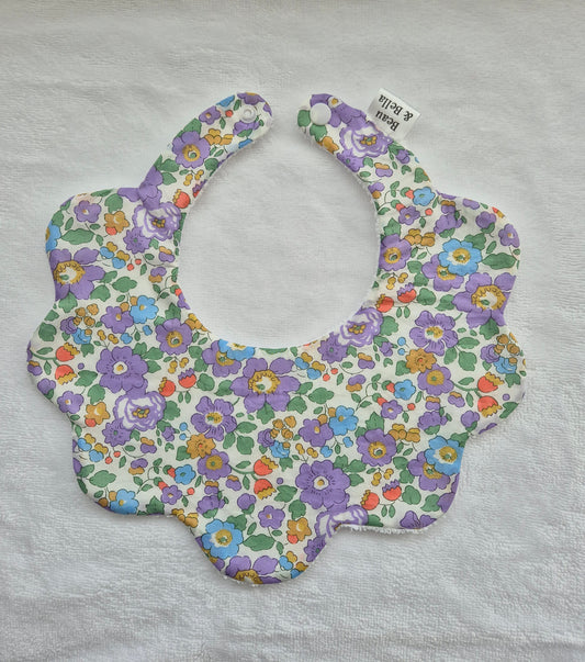 Liberty Betsy Lilac bib 0-36 months