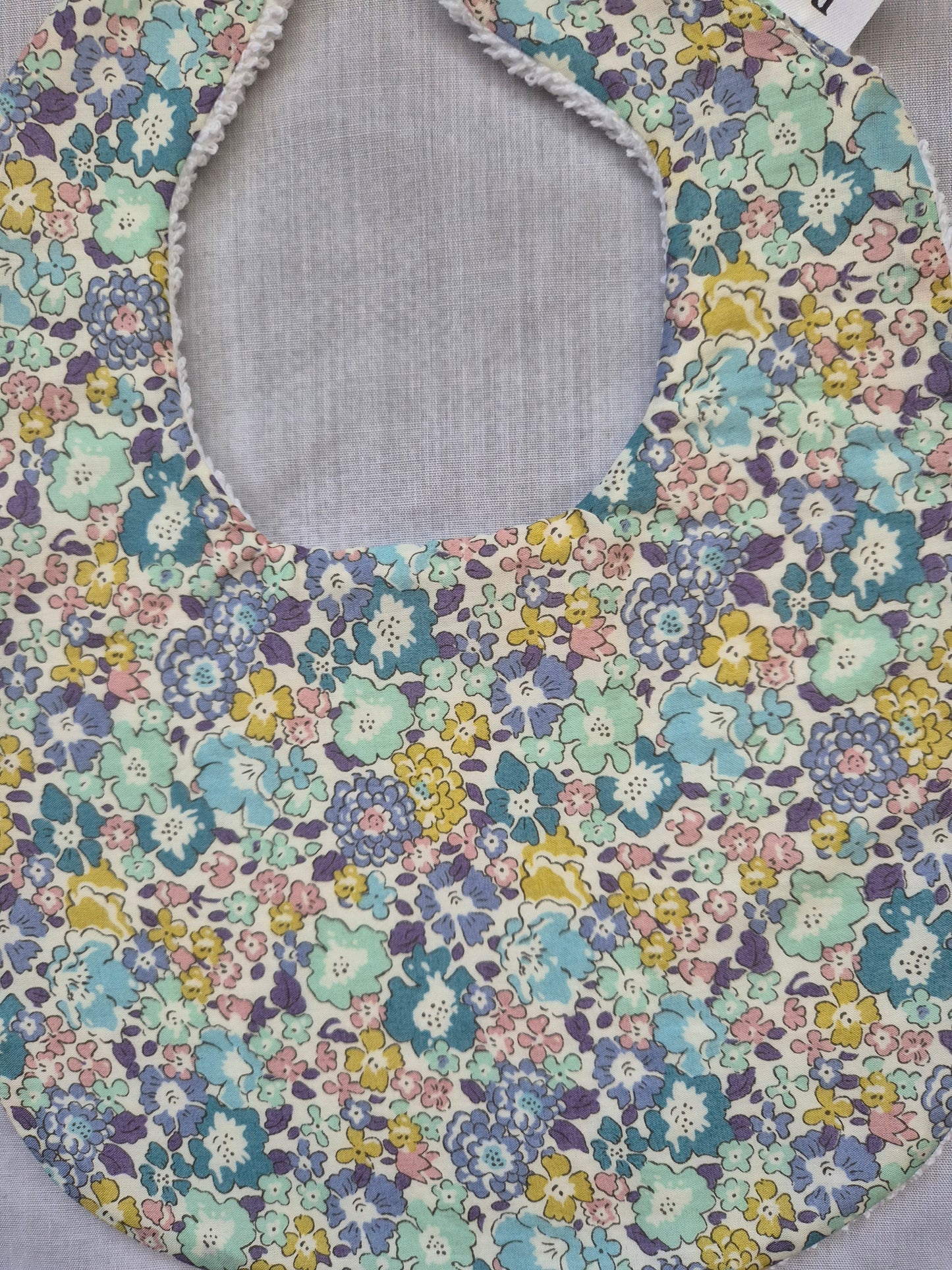 Liberty Michelle Blue Floral bib